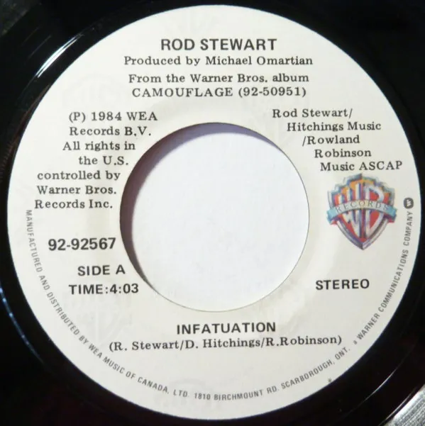 Infatuation / She Won't Dance With Me