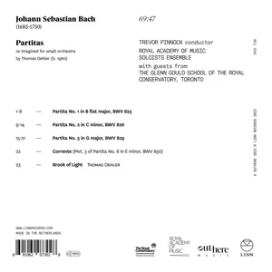 Partiten BWV 825,826,829 (arr. für Kammerorchester von Thomas Oehler)