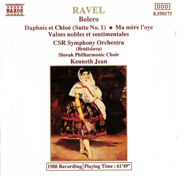 Bolero • Daphnis Et Chloé (Suite No. 1) • Ma Mère L'Oye • Valses Nobles Et Sentimentales