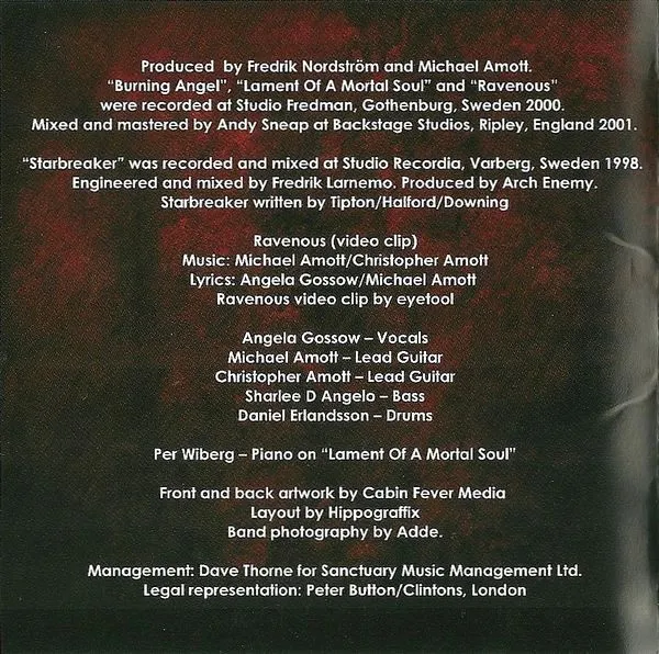 Burning Angel (Japanese Tour EP 2002)