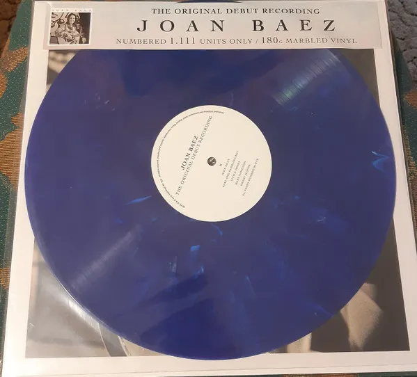 Joan Baez - The Original Debut Recording (180g) (Limited Edition) (Blue Marbled Vinyl)
