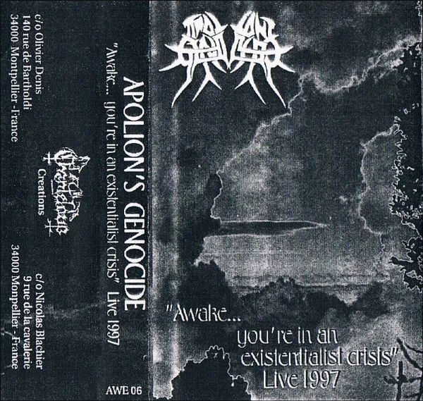 "Awake.... You're In An Existentialist Crisis" Live 1997