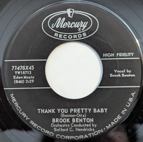 Thank You Pretty Baby / With All Of My Heart