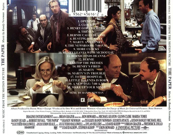 The Paper (Music From The Motion Picture)