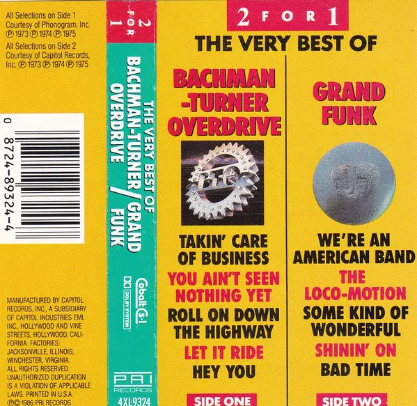 The Very Best Of Bachman-Turner Overdrive & Grand Funk