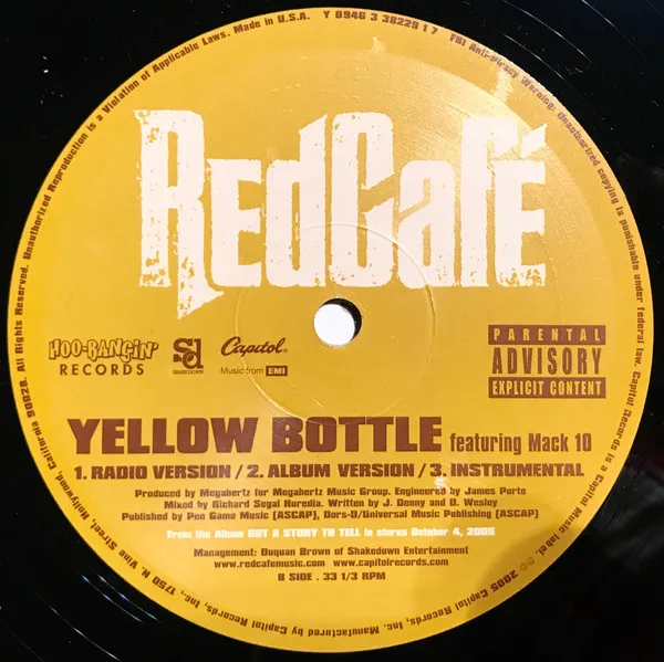 Bling Blaow B/W Yellow Bottle