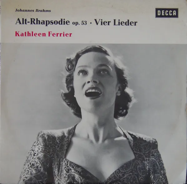 Alt-Rhapsodie Op.53 / Vier Lieder