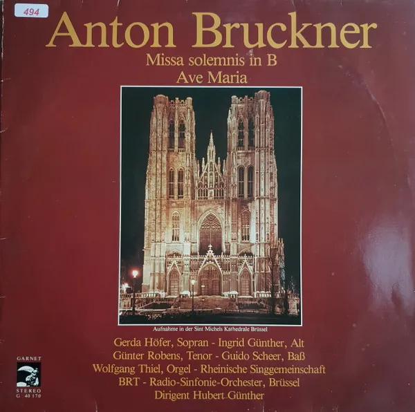 Missa Solemnis In B / Ave Maria