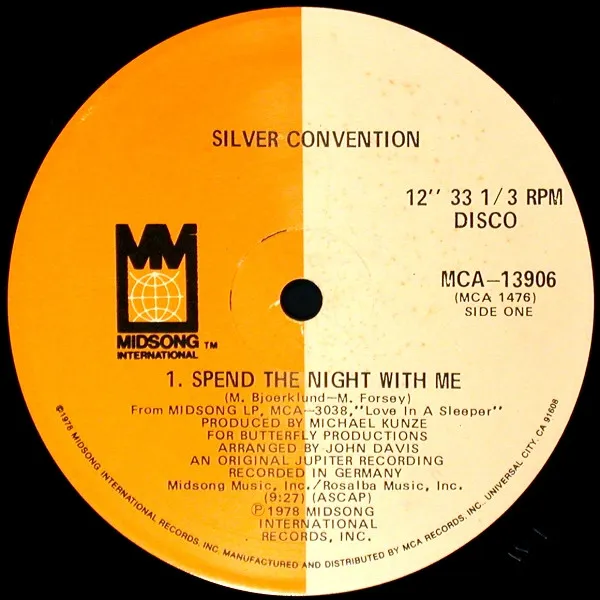 Spend The Night With Me / Mission To Venus