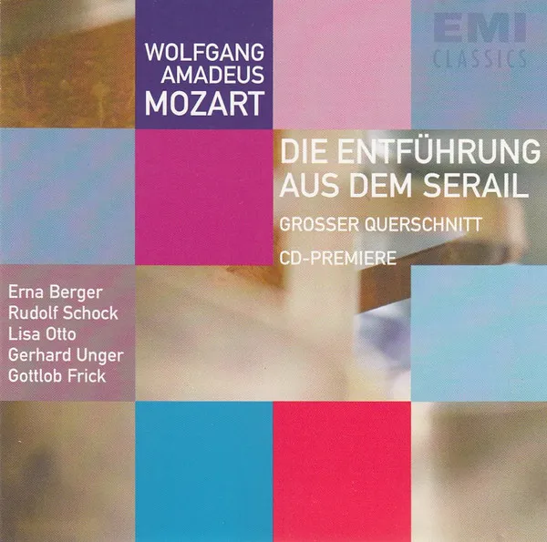 Die Entführung Aus Dem Serail  ( Grosser Querschnitt)
