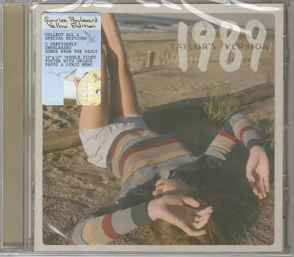 1989 (Taylor's Version) (Boulevard Yellow CD) (Indie Exclusive Limited Edition)