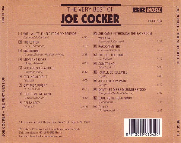The Very Best Of Joe Cocker