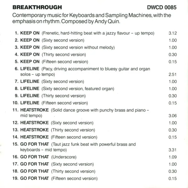 Breakthrough