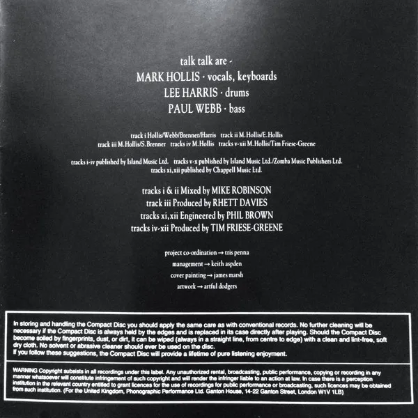Natural History (The Very Best Of Talk Talk)