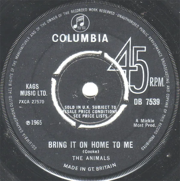 Bring It On Home To Me