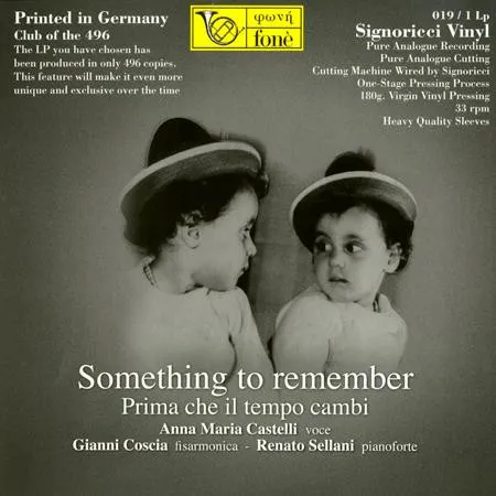 Something To Remember 'Prima Che Il Tempo Cambi'