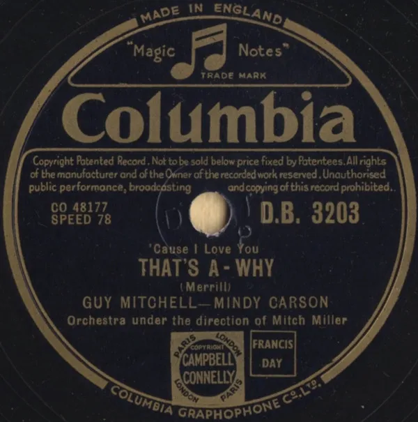 'Cause I Love You That's A - Why / Train Of Love