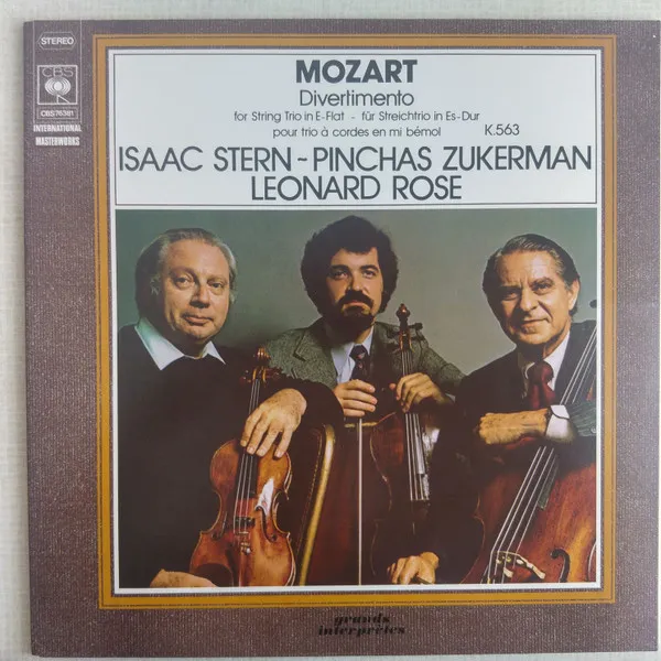 Divertimento For String Trio In E-Flat, K. 563
