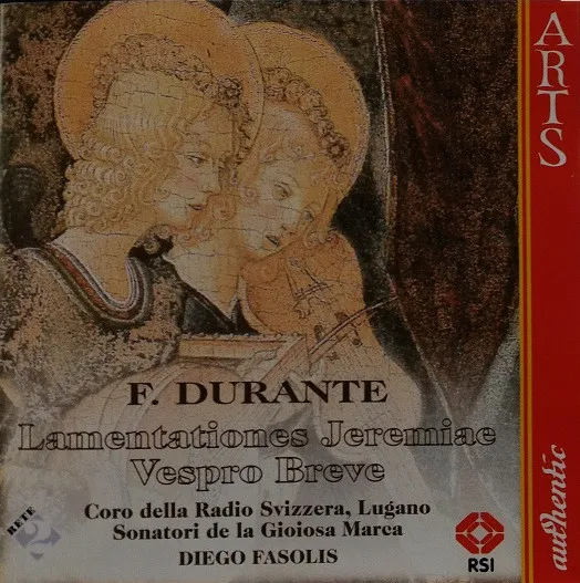 Lamentationes Jeremiae, Vespro Breve