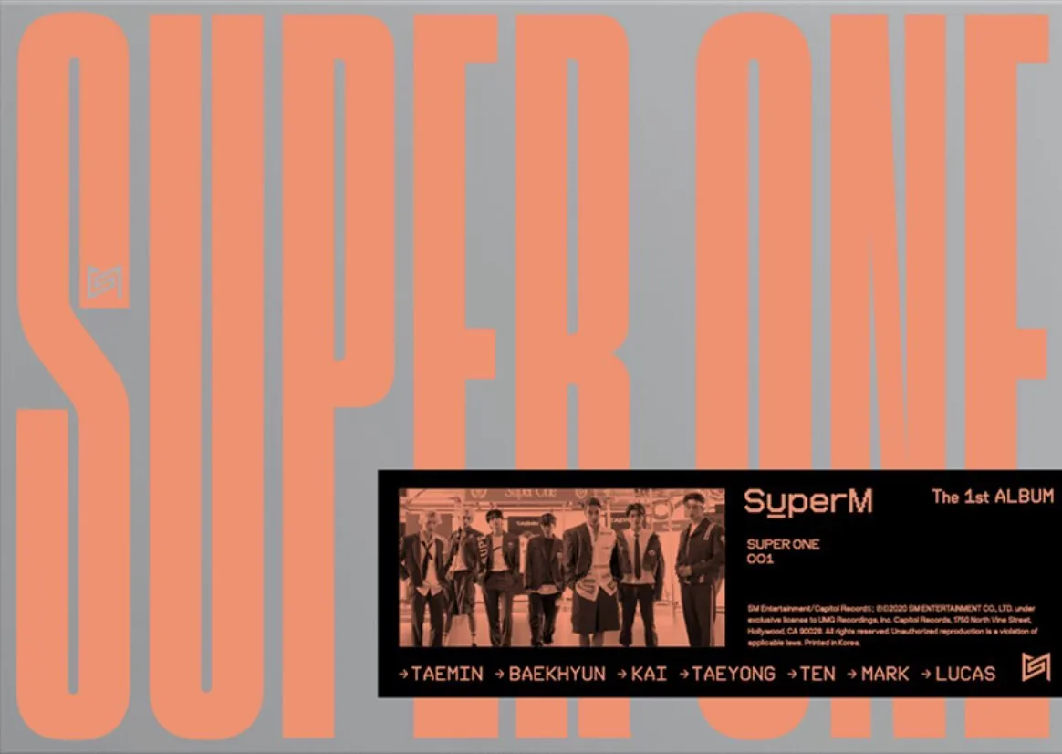 SUPERM THE 1ST ALBUM „SUPER ONE”