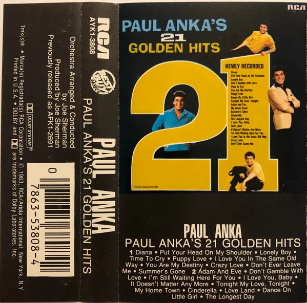 Paul Anka's 21 Golden Hits
