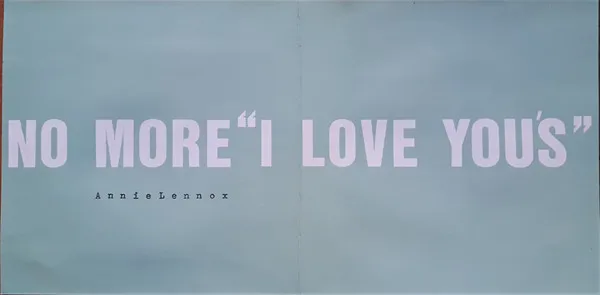 No More “I Love You'sˮ