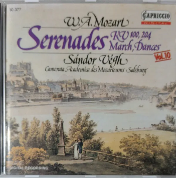 Serenaden & Divertimenti, Vol. 10-   Serenade N°1 D-Dur KV100, Vier  Contretanz KV 101, Serenade  N°5 D-Dur  KV 204V , March.