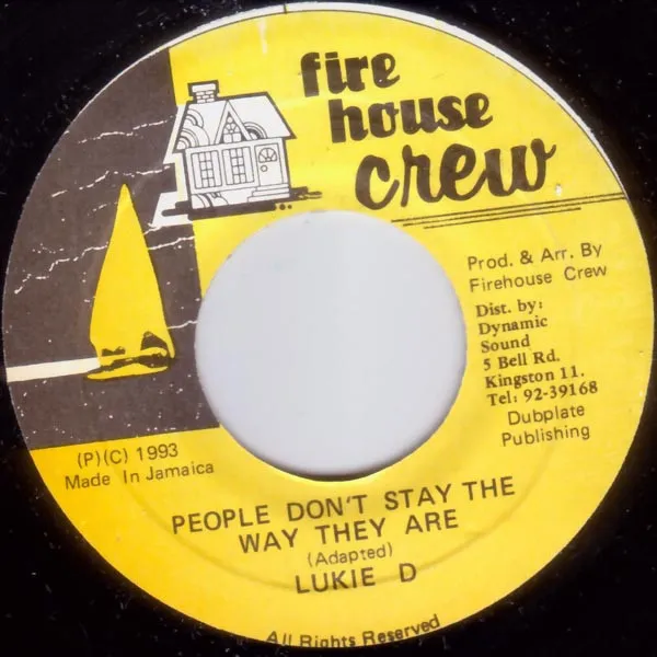 People Don't Stay The Way They Are