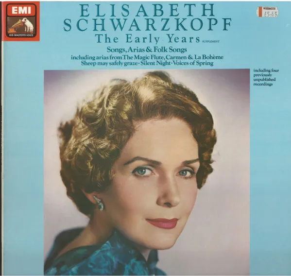 The Early Years (Supplement): Songs, Arias & Folk Songs