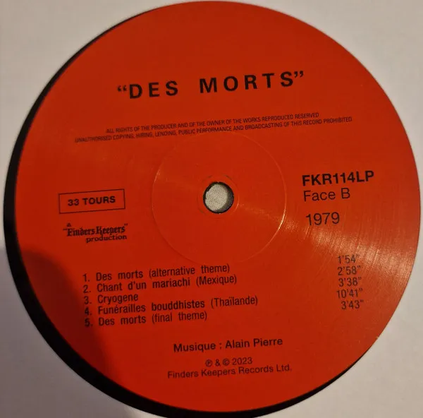 Des Morts (Of The Dead)