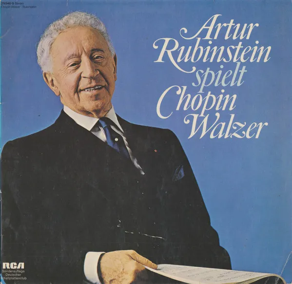 Artur Rubinstein Spielt Chopin Walzer