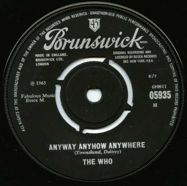 Anyway Anyhow Anywhere