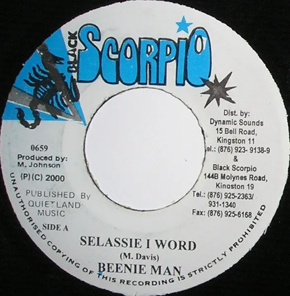 Selassie I Word