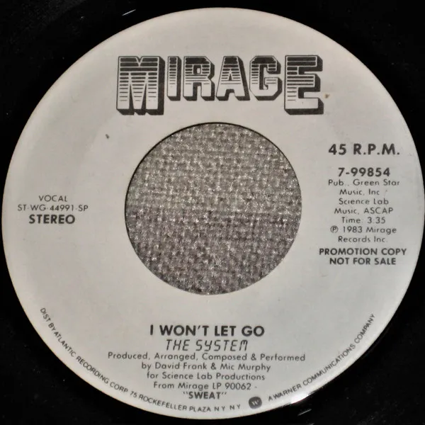 I Won't Let Go