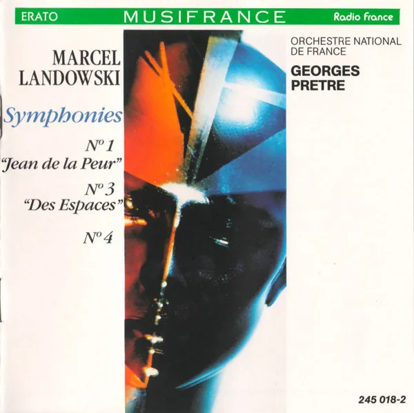 Symphonies N° 1 "Jean De La Peur" • N° 3 "Des Espaces"  • N° 4