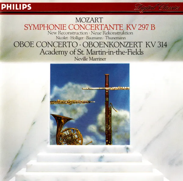 Symphonie Concertante KV 297 B (New Reconstruction = Neue Rekonstruktion) · Oboe Concerto = Oboenkonzert KV 314