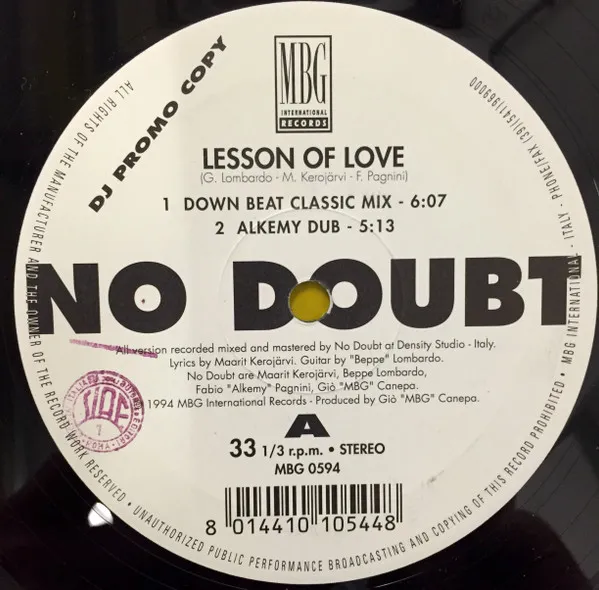 Lesson Of Love / Doubt Of Love