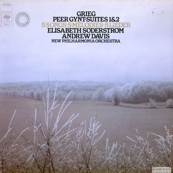 Grieg: Peer Gynt Suites Nos. 1 And 2 / 5 Songs 5 Mélodies 5 Lieder