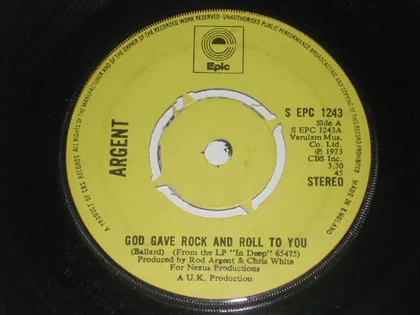 God Gave Rock And Roll To You