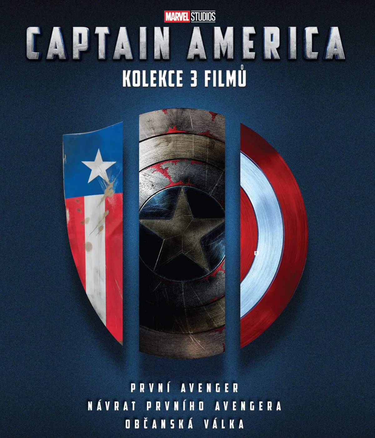 Captain America trilogie 1.-3. 3BD