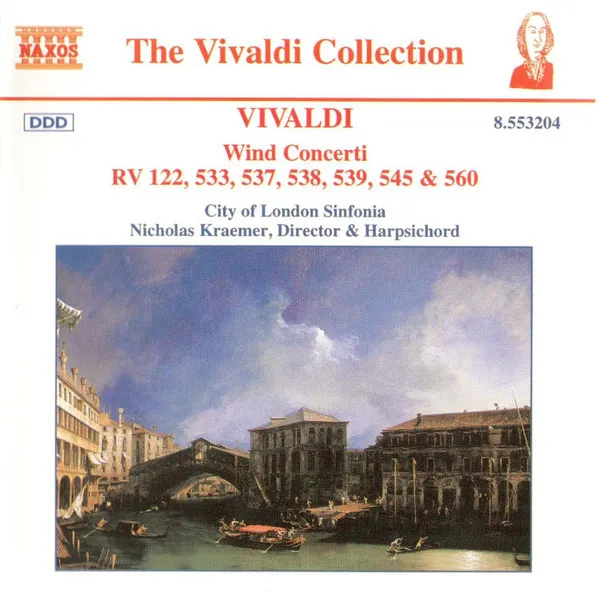 Wind Concerti RV 122, 533, 537, 538, 539, 545 & 560