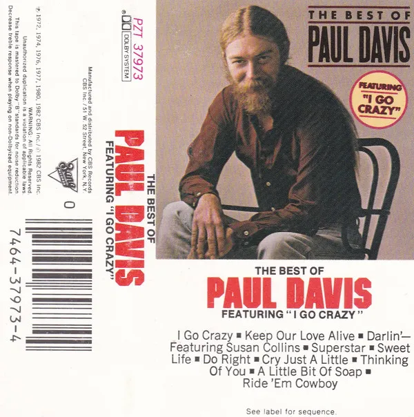 The Best Of Paul Davis Featuring I Go Crazy