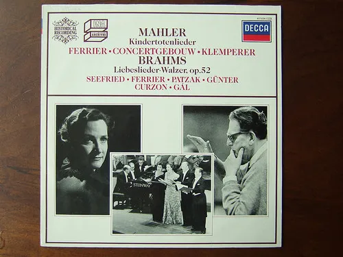 Kindertotenlieder / Liebeslieder-Walzer Op. 52