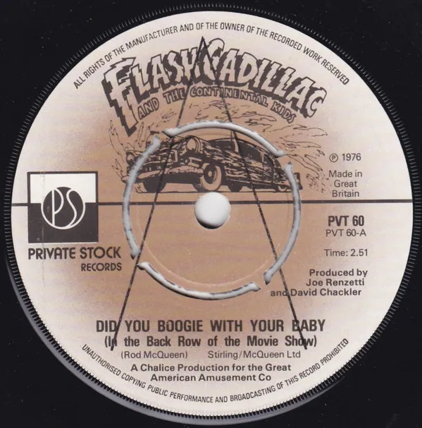 Did You Boogie With Your Baby (In The Back Row Of The Movie Show)