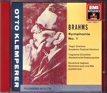 Brahms, Symphonie No. 1 / Tragic Overture / Academic Festival Overture