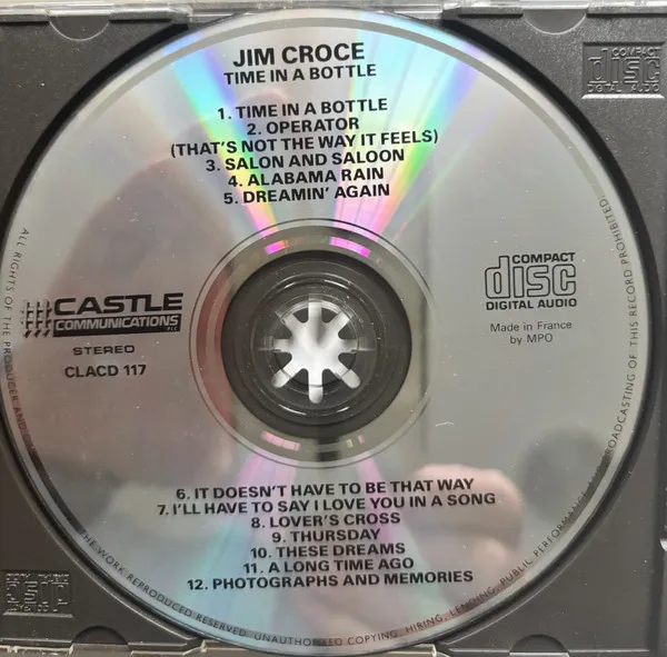 Time In A Bottle / Jim Croce's Greatest Love Songs