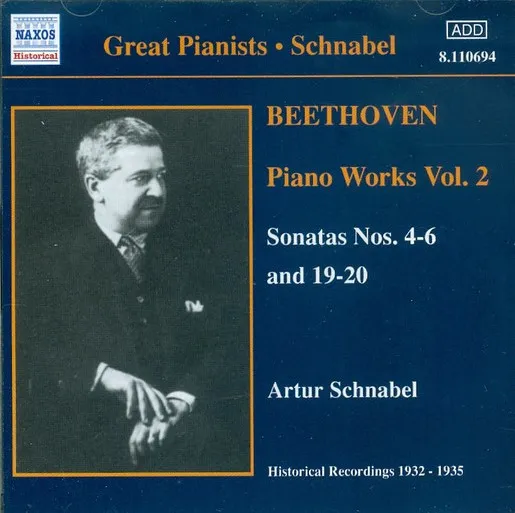 Piano Works Vol. 2 : Sonatas Nos. 4-6 And 19-20 (Historical Recordings 1932-1935)