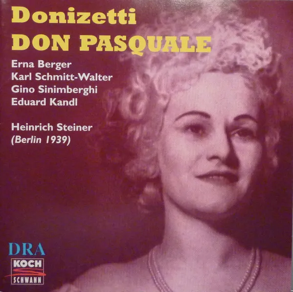 Don Pasquale | Aufführungsmitschnitt Berlin 1939