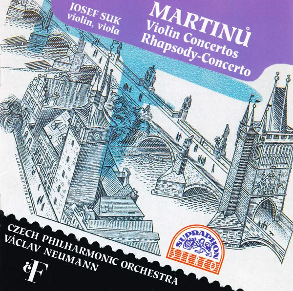 Martinů :  Koncerty pro housle č. 1 a 2, Rapsodie pro violu
