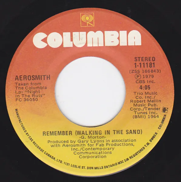 Remember (Walking In The Sand)